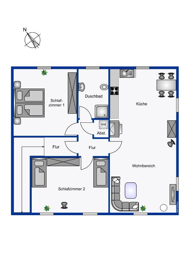 Suedernest 2 Apartamento Wyk auf Föhr Exterior foto